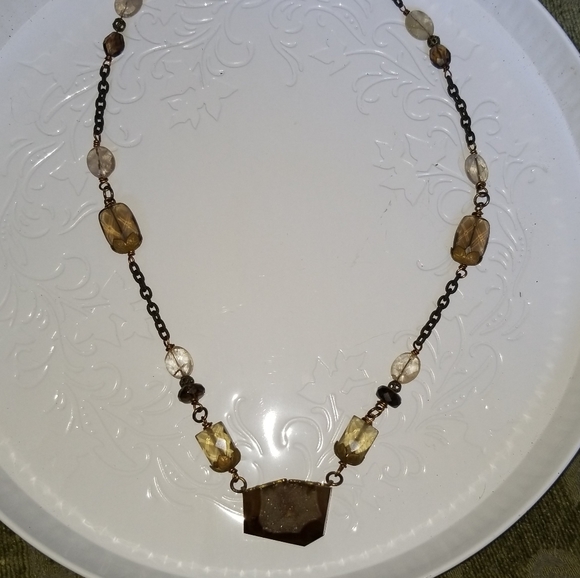 OOAK GEMSTONE NECKLACE - Picture 5 of 6